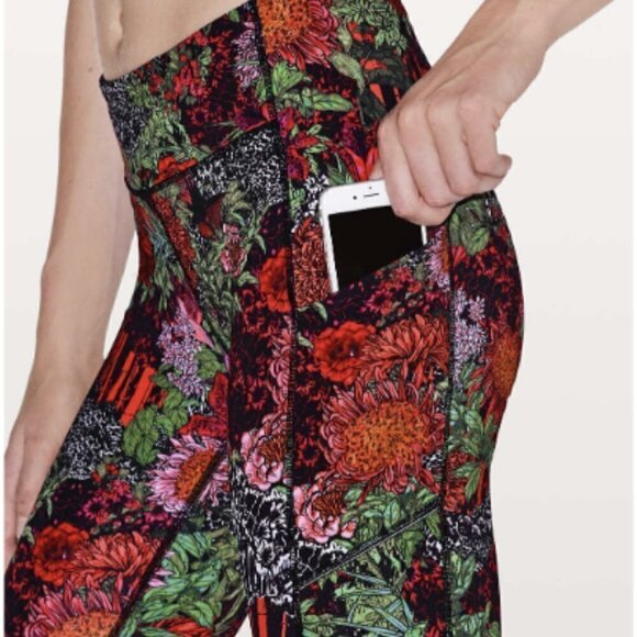 Lululemon Speed Up Tight *Full-On Luxtreme 28" Zen Garden Multi Leggings size 4 - Picture 5 of 16